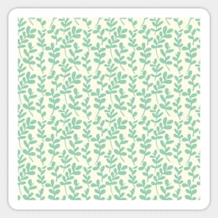 Seamless leaves pattern Sticker